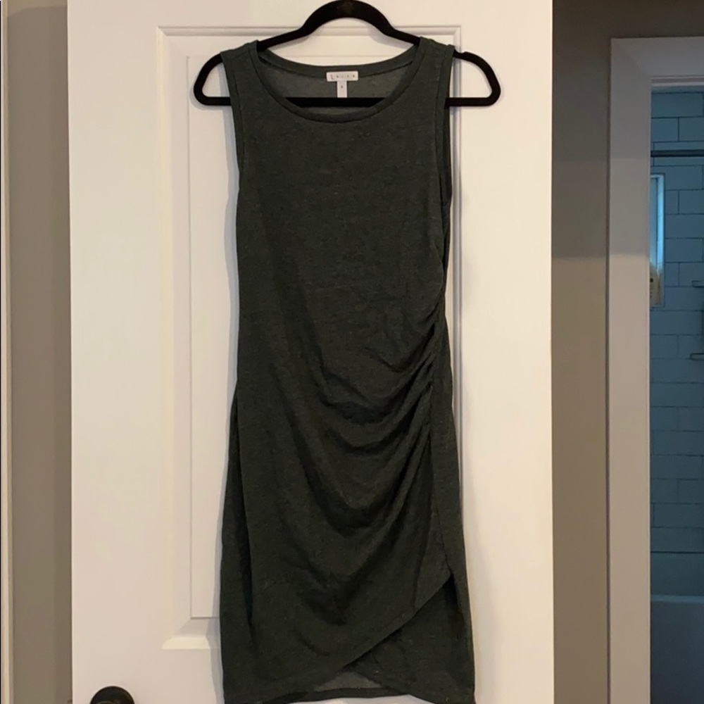 Ruched Body-Con Tank Dress
